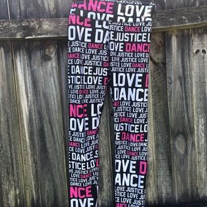 Justice Word Leggings